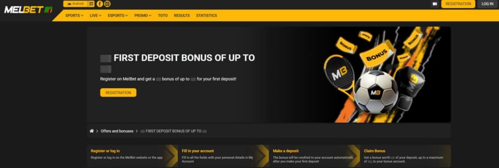 MelBet promo code