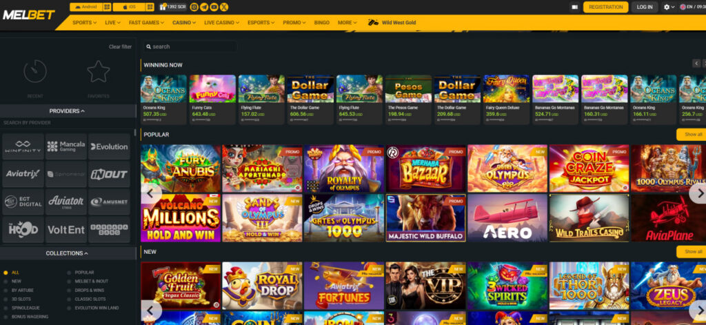 MelBet casino